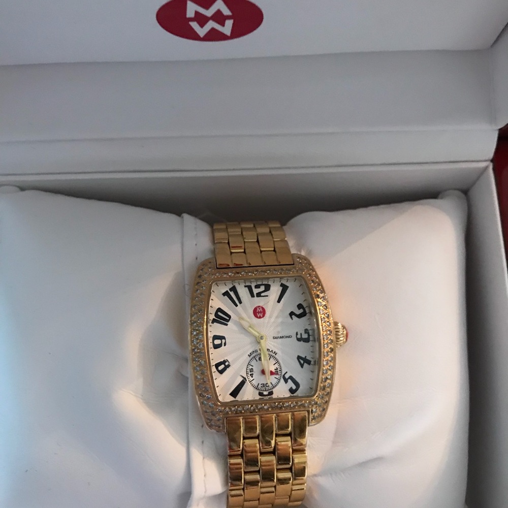Michele urban diamond watch